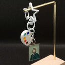 Artsy Keychain - Van Gogh Portrait!